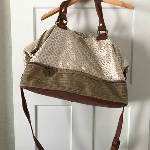 Anthropologie Deux Lux Weekender Duffle
